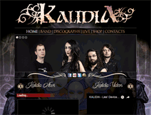 Tablet Screenshot of kalidia.com